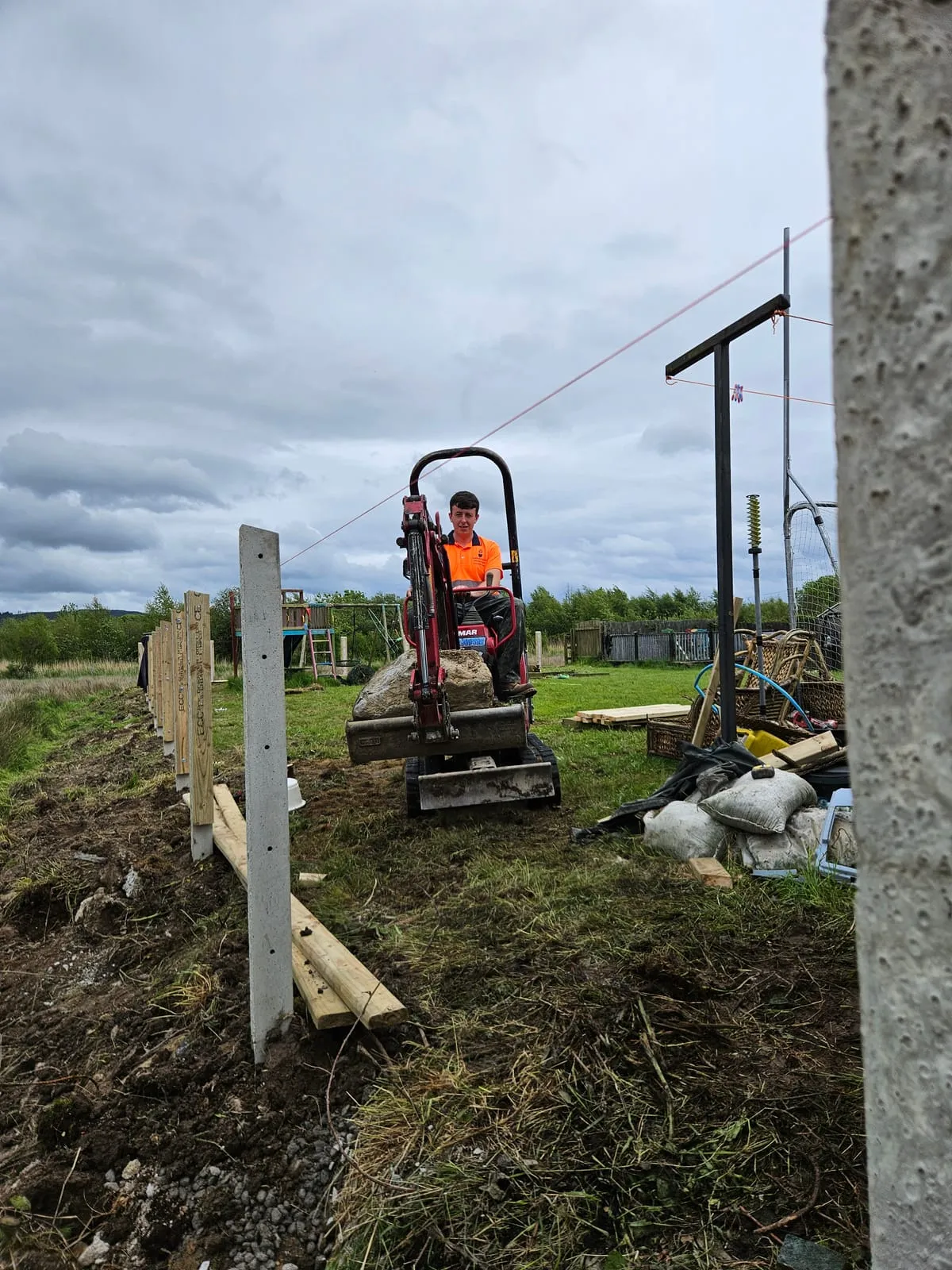 Fencing project — Gardening Services Dundalk