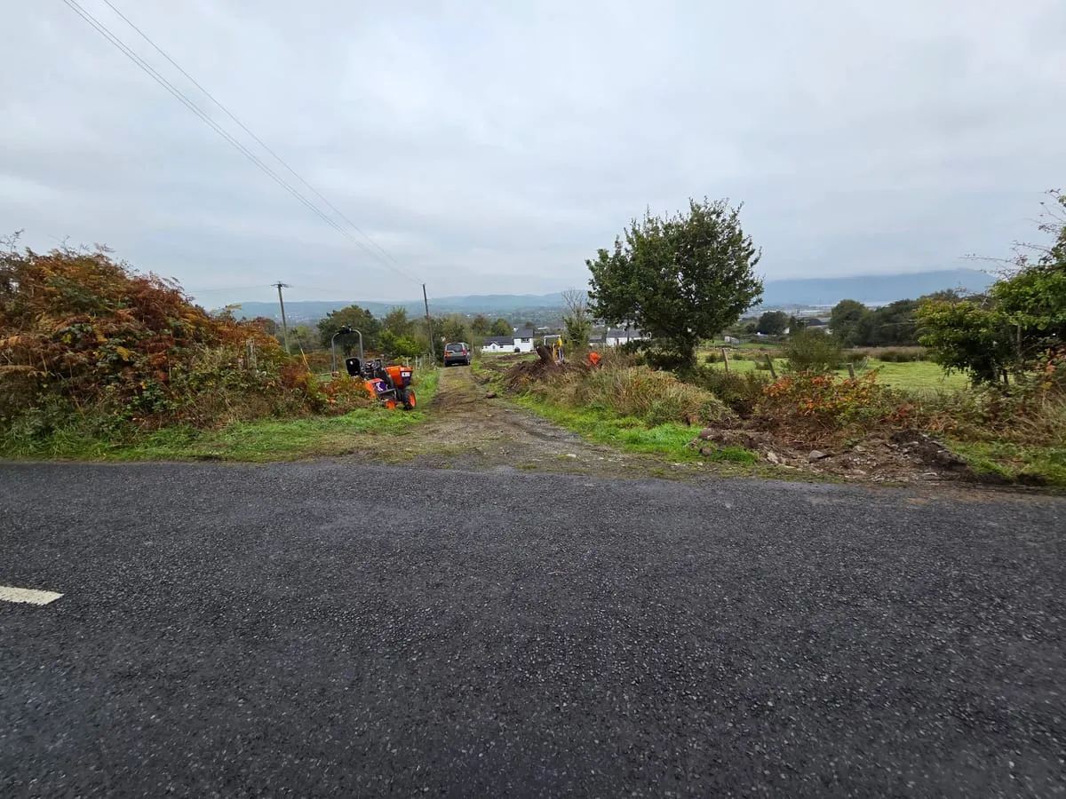 Before — Omeath Driveway Garden Landscaping
