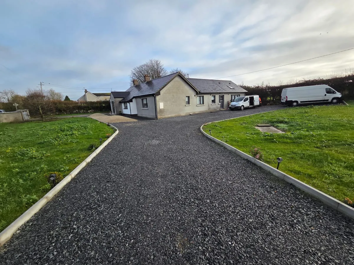 Before — Whitestown Driveway Garden Landscaping