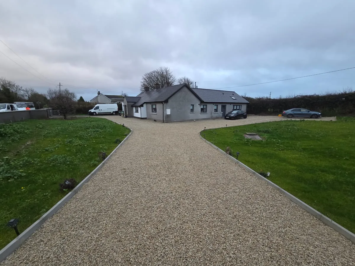 After — Whitestown Driveway Garden Landscaping