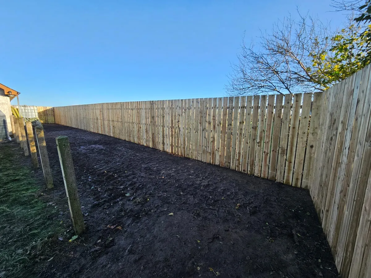 Keady Fence Installation — A Solid perimeter for a Country Home