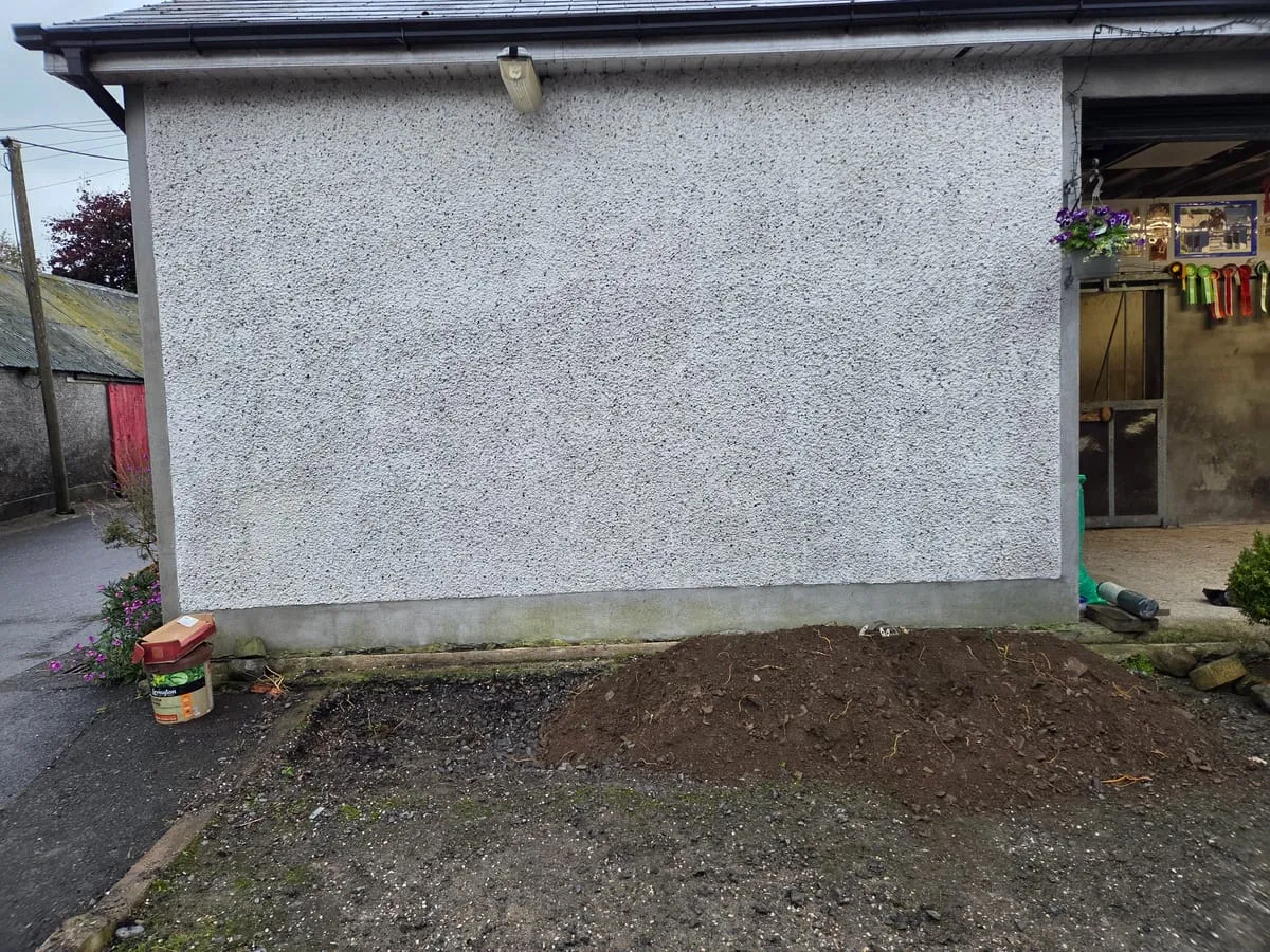 The garden before planting