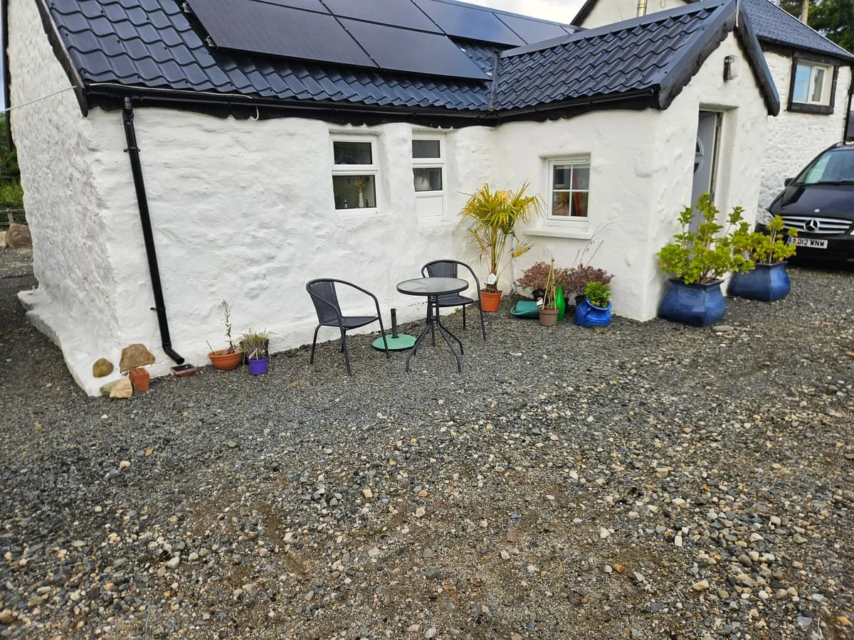 Mary's garden before the transformation