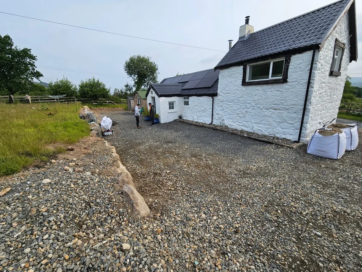 More of the garden before work started