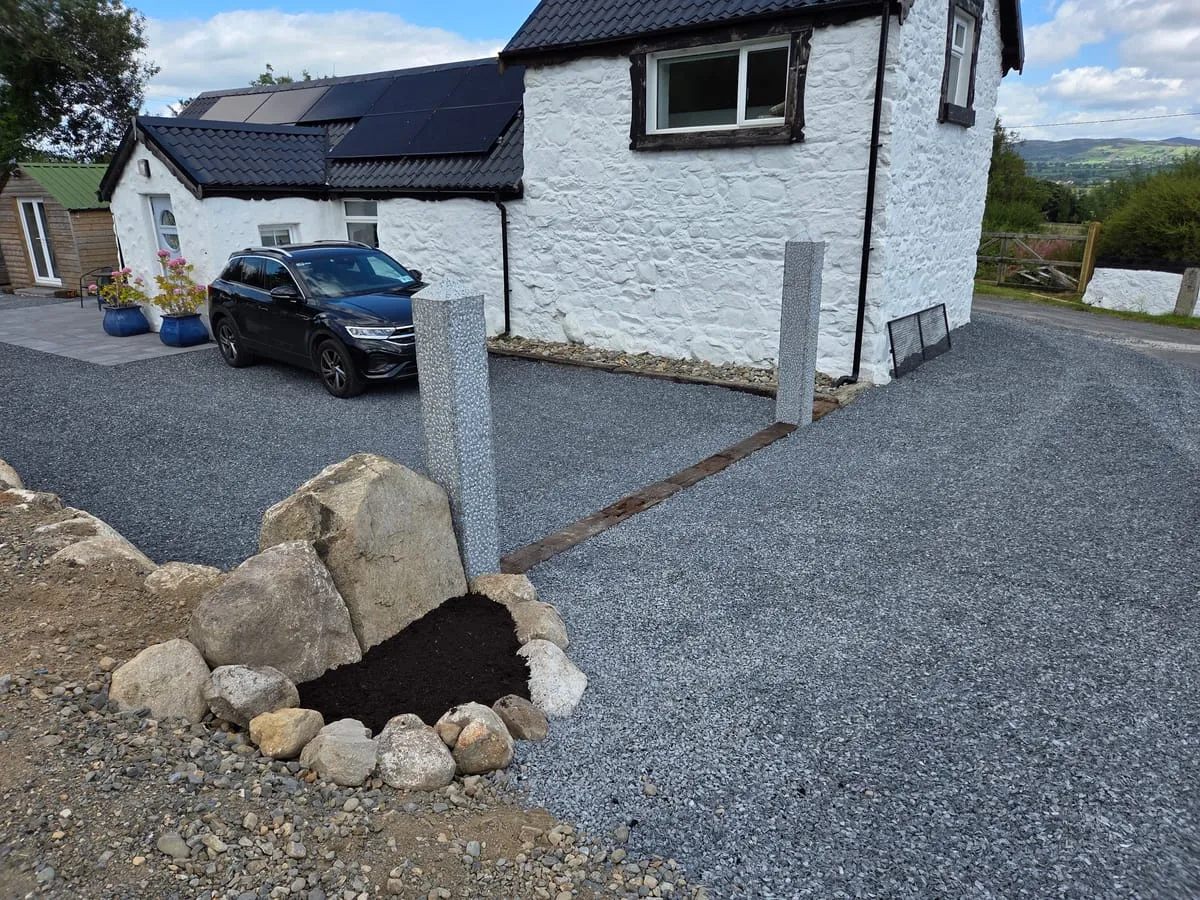 The original state of the back garden