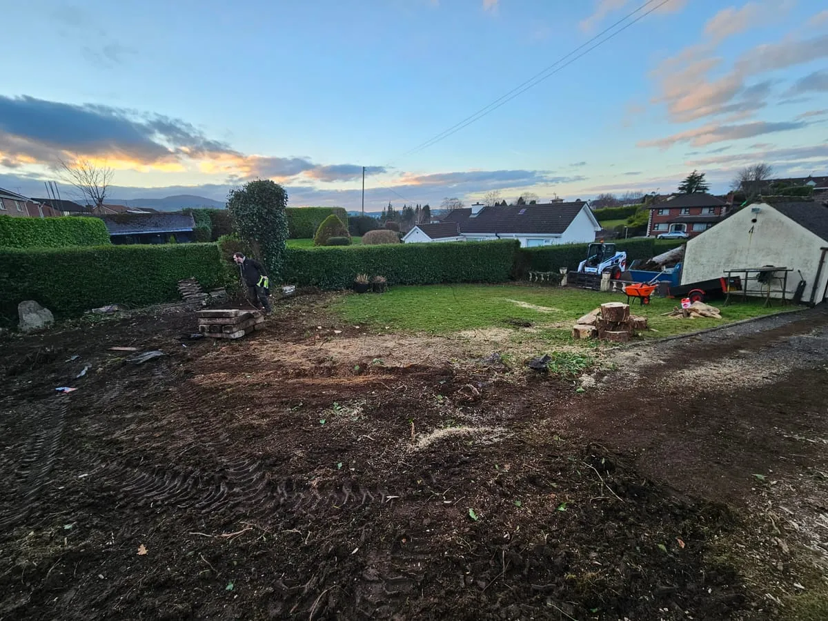 More of the removal work underway