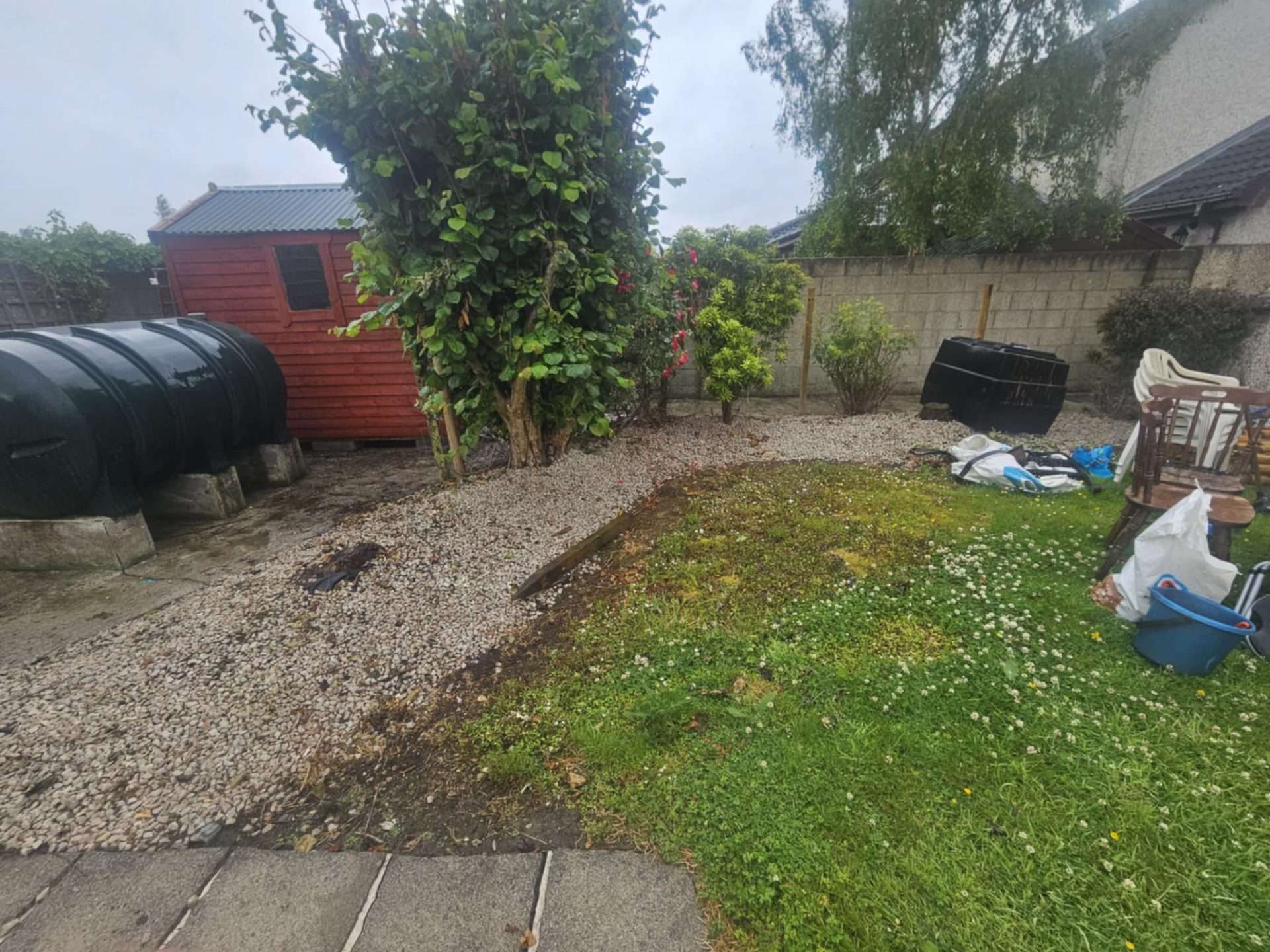 Gravel Path & Greenery: A Backyard Reborn