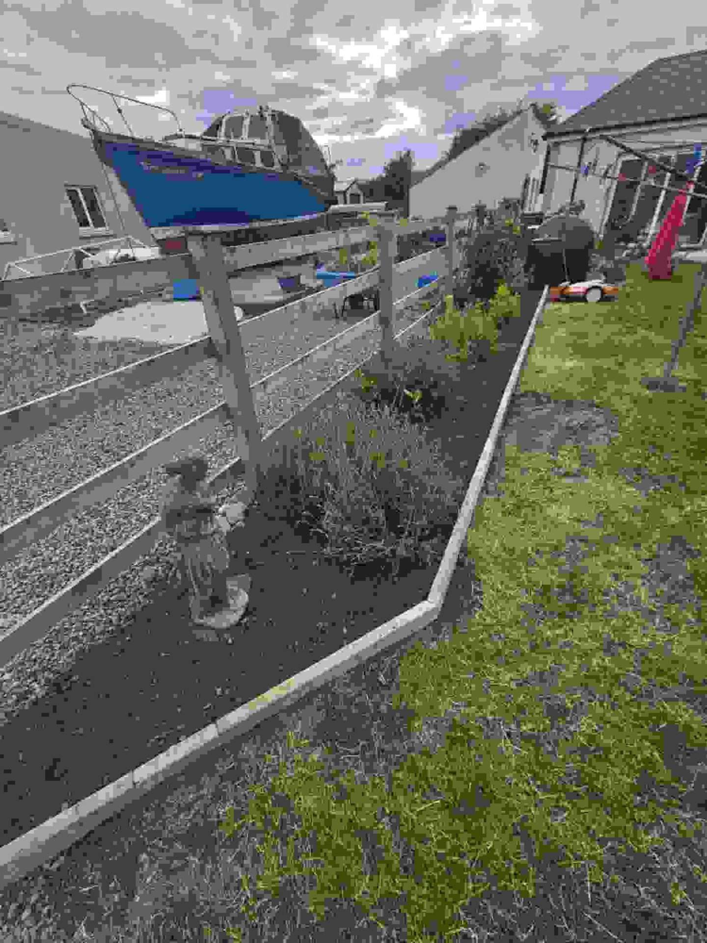 Fence-Side Flower Bed: From Untamed to Refined After